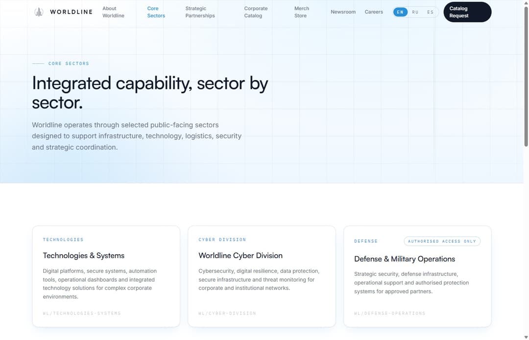 Worldline Corporation — Core Sectors