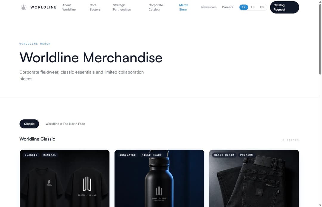 Worldline Corporation — Merch Store